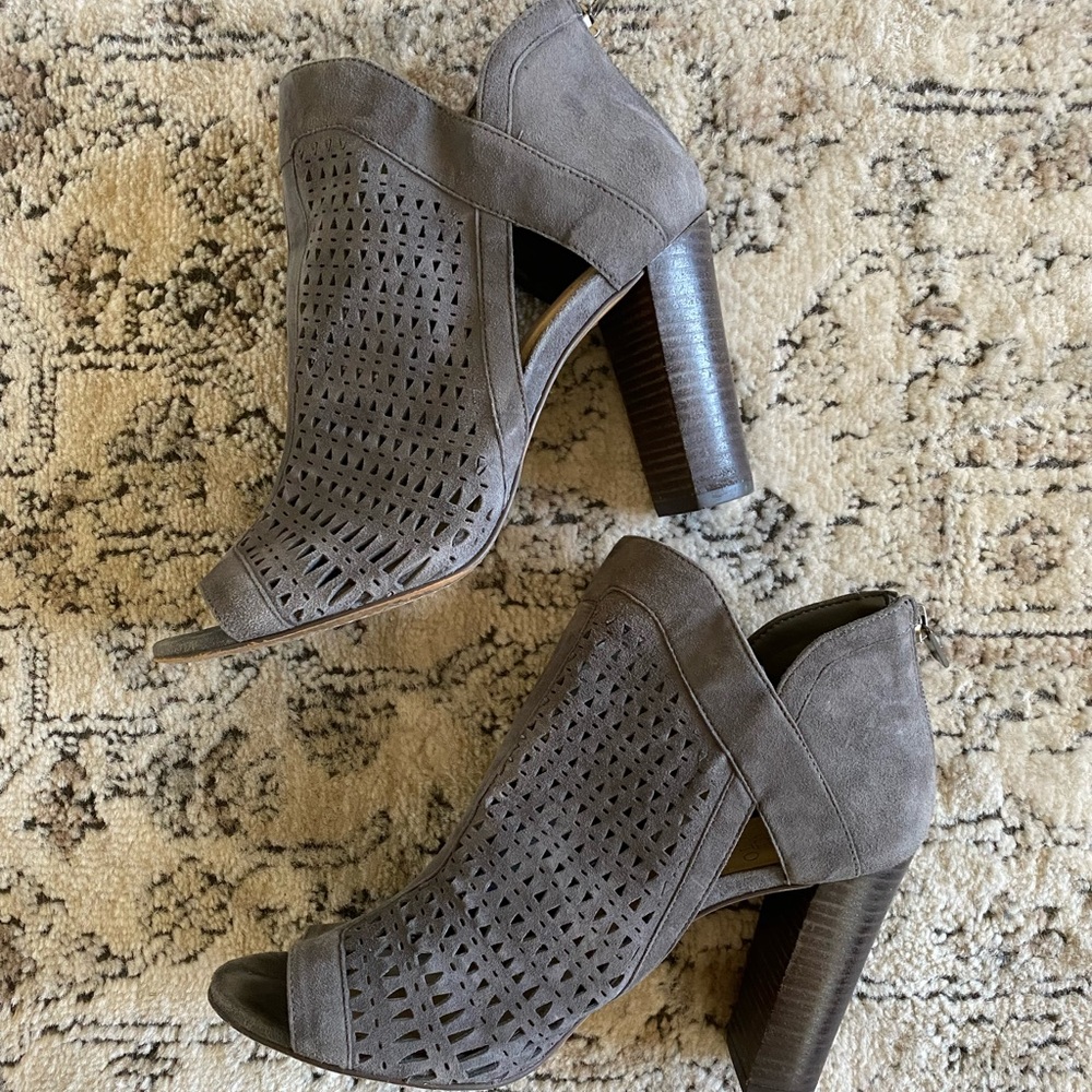 Vince Camuto peep toe bootie